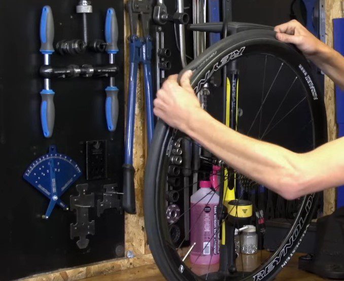 Check Tire Seating,how to change bike tire
